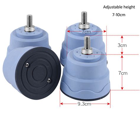 Universal Adjustable Washing Machine Levelling Foot With Threaded Screw