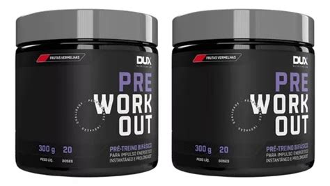 Kit Un Pr Treino Pre Workout Original Dux Nutrition G