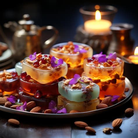 Premium AI Image | Exquisite Diwali Desserts