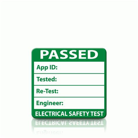 Buy Passed Pat Testing Labels Plug Top Sized Pat Test Stickers