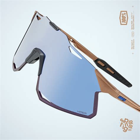 Hypercraft Matte Copper Chromium Hiper Blue Multilayer Mirror Lens Speedhunter