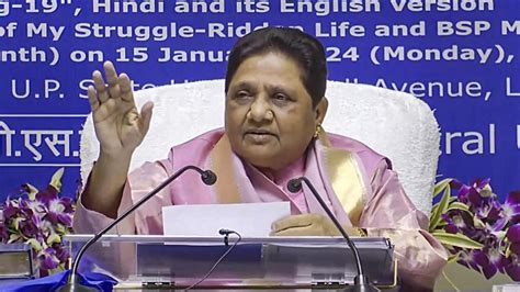 Keeping Up With Up Mayawati Going Solo In 2024 Elections Is About
