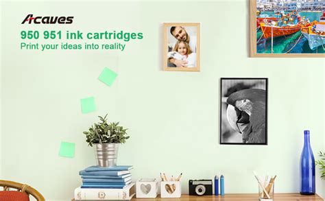 Amazon.com: Acaves 950XL 951XL Combo Replacement for HP Ink cartridges ...