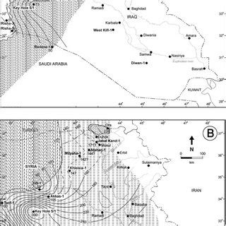 A Isopach Map Showing The Facies Distribution And Thicknesses Of The