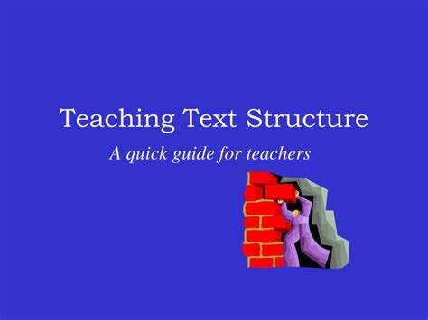 Ppt Teaching Text Structure Powerpoint Presentation Free Download Id 3297771