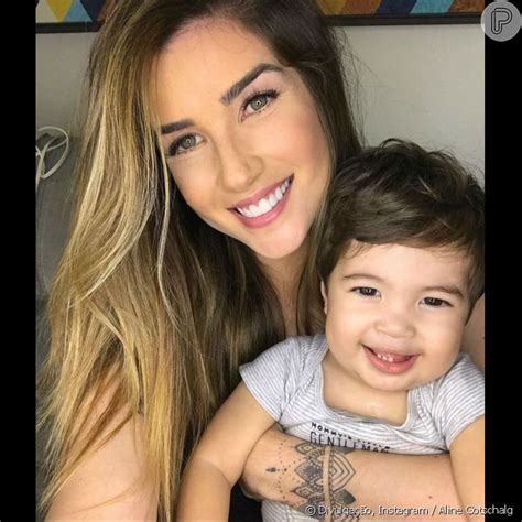 Ex Bbb Aline Gotschalg Dispensou Aux Lio De Bab Para Cuidar Do Filho