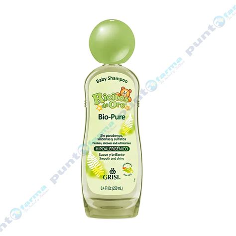 Shampoo Para Bebe Bio Pure Ricitos De Oro Ml Punto Farma