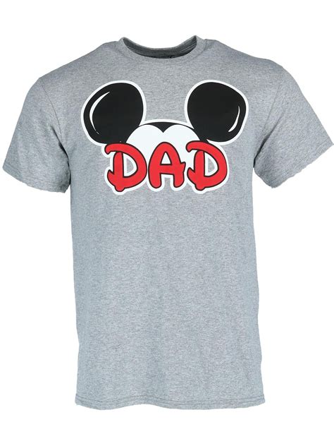 Disney Mickey Mouse Dad Tee Shirt Mens