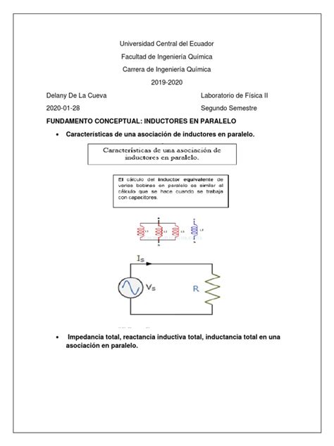 Inductores En Paralelo Pdf