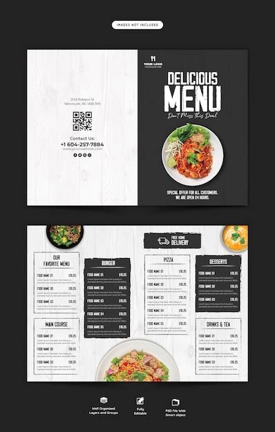 Psd Restaurant Menu Template Online