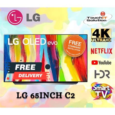 Lg 65 Inch C2 Series 4k Smart Self Lit Oled Evo Tv With Ai Thinq® 2022