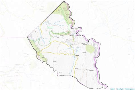 Make Printable Dodoth Maps With Border Masking Cropping Using Leaflet