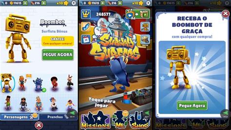 SUBWAY SURFERS COMO DESBLOQUEAR O BOOMBOT Subway Surfers Surfer Subway