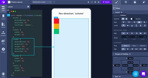 The Complete Guide To React Native Flexbox Layout Using Draftbits Visual Builder