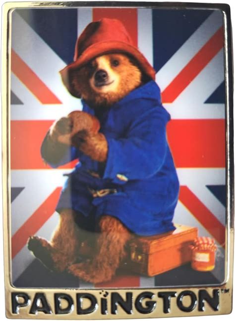 Paddington Bear Movie Union Jack Character Fridge Magnet Officially