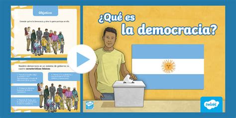 Powerpoint ¿qué Es La Democracia Twinkl