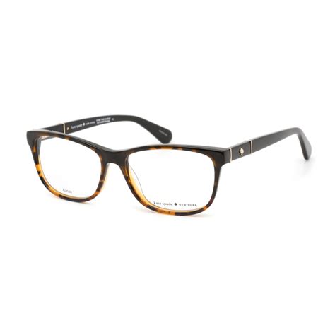 Kate Spade Ladies Black Rectangular Eyeglass Frames Myrna0wr70053