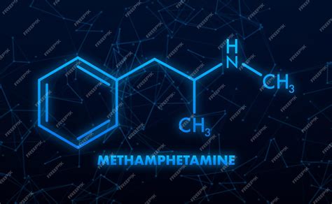 Формула метамфетамина отличный дизайн для любых целей | Премиум векторы