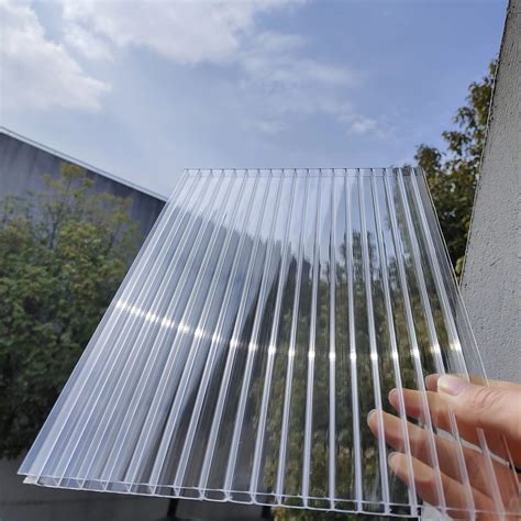polycarbonate panels axiome clear mm twinwall polycarbonate roofing