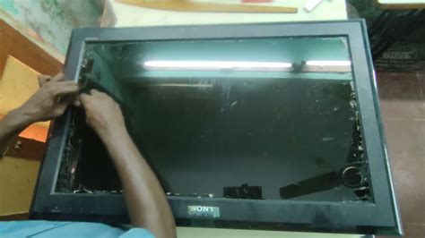 How To Replace Polarizer Film Lcd Led Tv Part Next Part Youtube