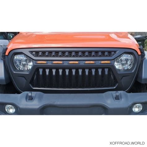 Frontgrill Schwarz Transformers Serie Net Led Jeep Wrangler Jl