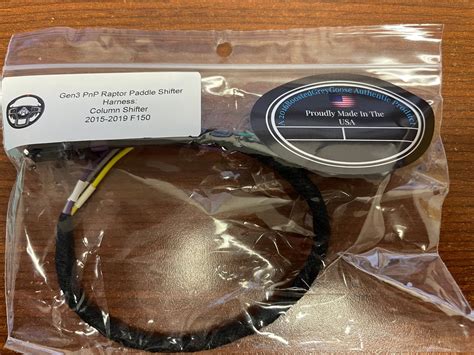 Northwest Gen3 PnP Raptor Paddle Shifter Harness 2015 2019 F 150 W