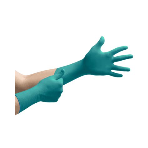 Ansell Microflex 93 260 Green Nitrile Disposable Gloves Small 93260070