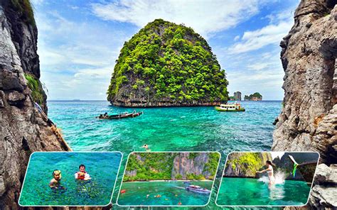 Snorkeling point-Phi Phi - Krabi beach travel and tourist attractions