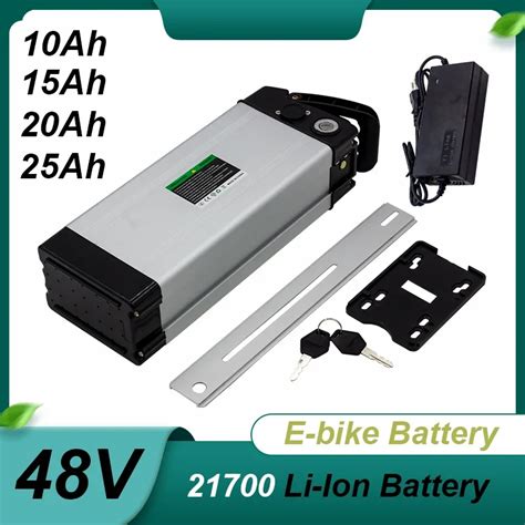 Lithium Ion E Bike Battery Pack With Charger 21700 Battery For