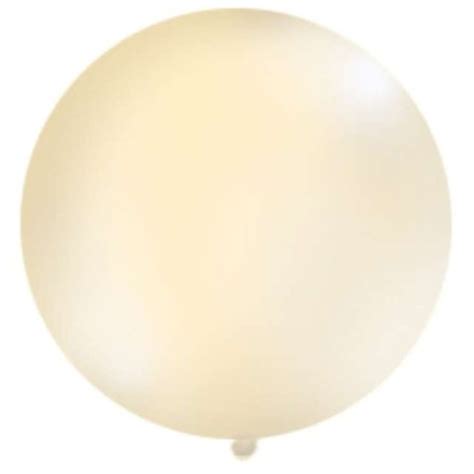 Balon GIGANT Olbrzym 1 Metr KREMOWY Ecru 100 Cm 13956085042 Allegro Pl