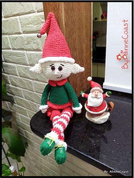 Duende De Papai Noel Em Amigurumi Elo Produtos Especiais