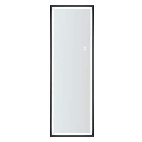 Tileon 21 7 In W X 65 In H Rectangular Framed Wall Mount Or Floor LED