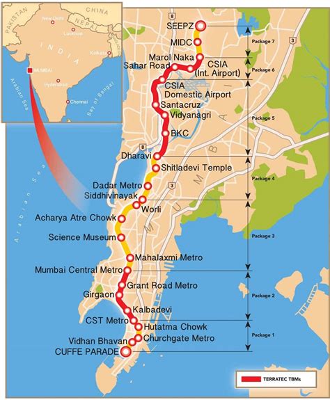 Mumbai Metro Line Map