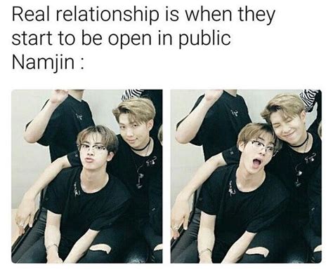 I Think These Are My Fav Pics Of Namjin Namjin Bts Boys Bts Memes