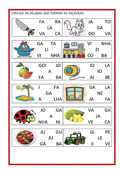 2º ANO ATIVIDADES LÚDICAS DE REFORÇO DA ALFABETIZAÇÃO Cuca Super