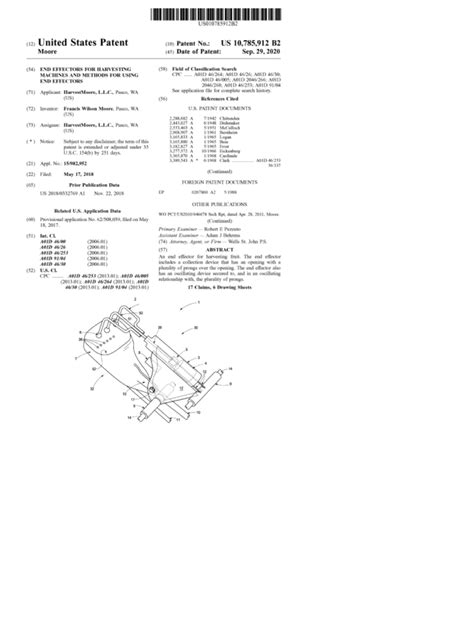 Fruit Harvesting Patents – HarvestMoore LLC