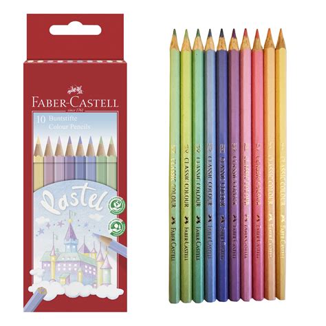 Kredki O Wkowe Zamek Kol Pastel Faber Castell