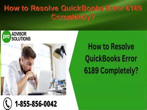 PPT How To Resolve QuickBooks Error 6189 Completely PowerPoint