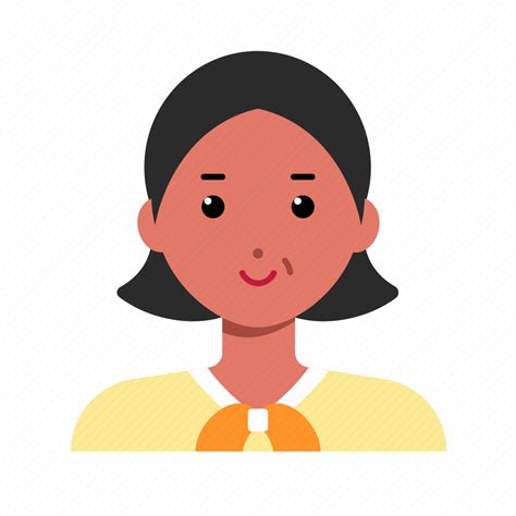 Avatar Face Female Person Smiley User Woman Icon Download On