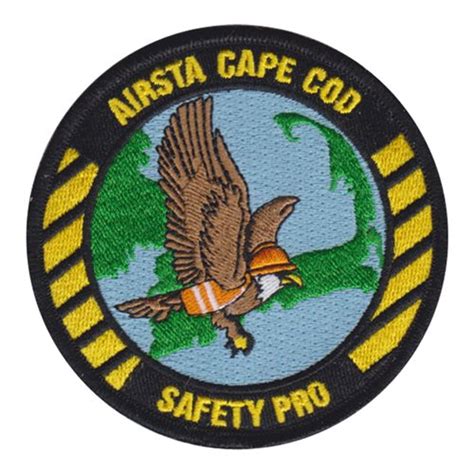 Uscg Air Station Cape Cod Safety Pro Patch United States Coast Guard