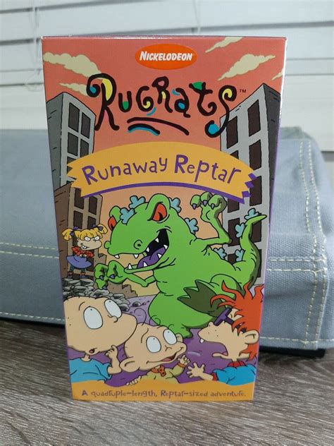 Rugrats Runaway Reptar Nickelodeon Vhs Tape 97368358539 Ebay