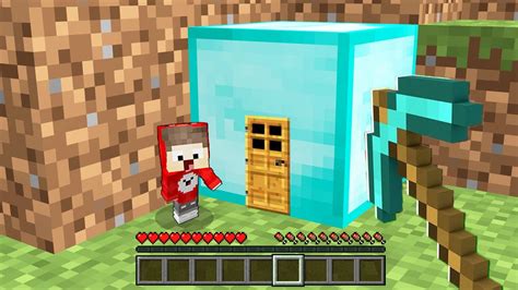 Ich Finde Geheim Basis In Einem Diamant Block In Minecraft Youtube