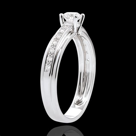 Bague De Fian Ailles Solitaire Destin E Ma Reine Variation Or