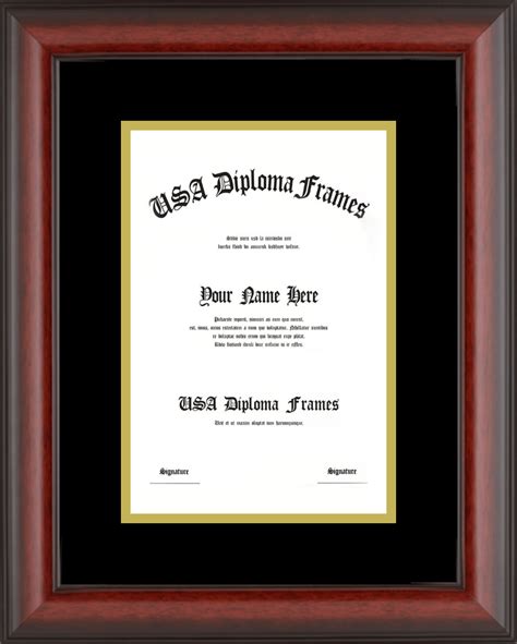 Frame Builder | USA Diploma Frames