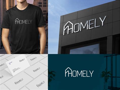 Homely Logo Design Real Estate Logo Visual Identity On Behance