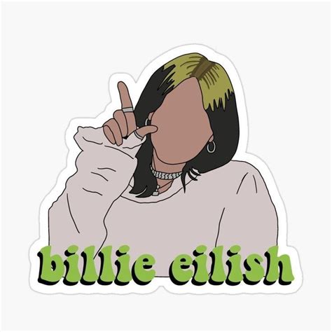 Billie Eilish Disegni Di Tumblr Adesivi Tumblr Sfondi Carini