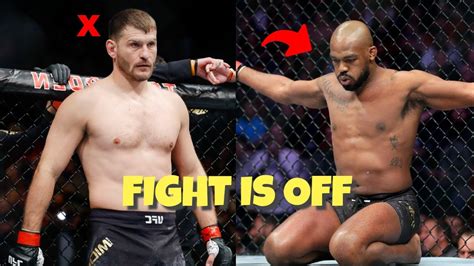 BREAKING Jon Jones Vs Stipe Miocic CANCELLED UFC YouTube