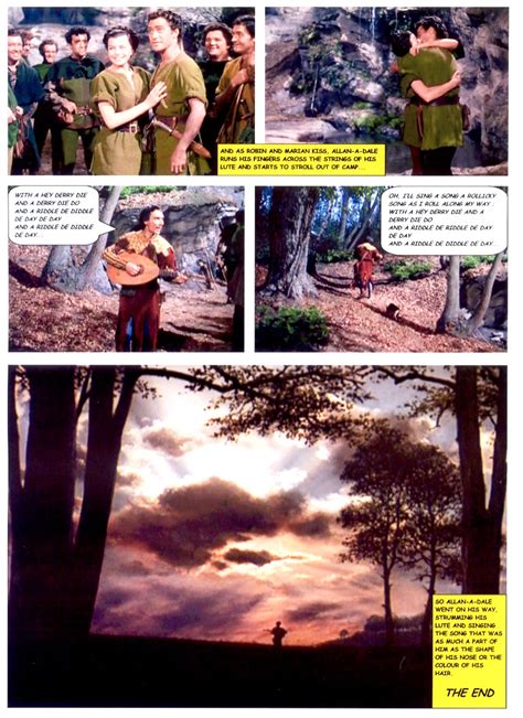 Walt Disney S Story Of Robin Hood Picture Strip Walt Disney S