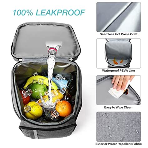 Lekesky Cooler Backpack 40 Cans Backpack Coolers Insulated Leakproof And Waterproof Cooler