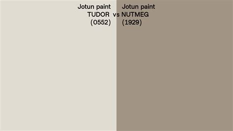 Jotun Paint Tudor Vs Nutmeg Side By Side Comparison